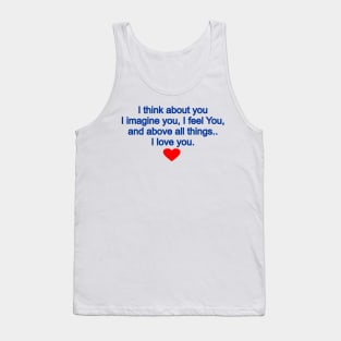 I think about you Tank Top